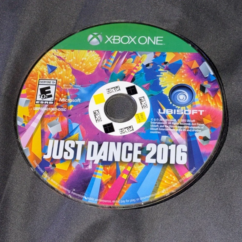 Microsoft Xbox One Just Dance 2016 Ubisoft Video Game Rated E For Everyone Used.